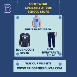 Spirit Wear available for sale at our school store! 