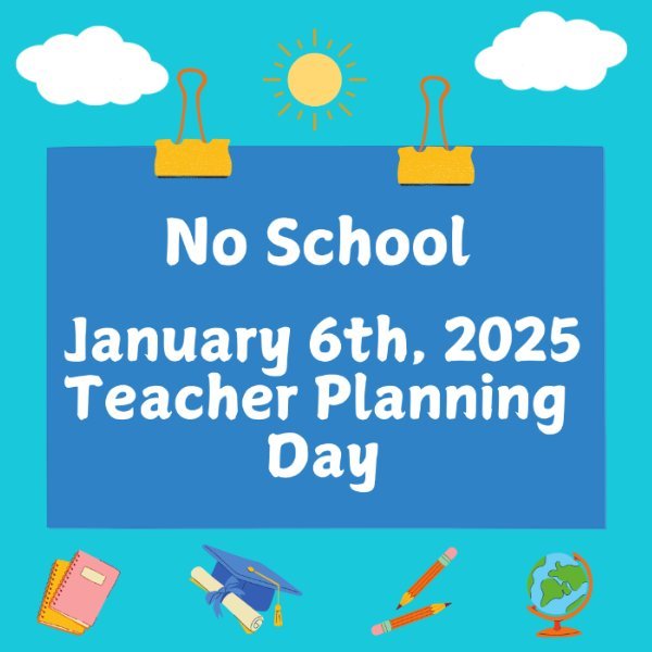 No School Teacher Planning Day