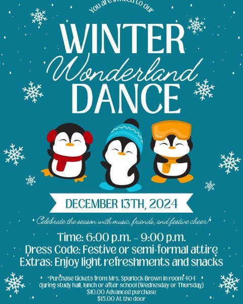 Winter Dance 5th-8th grade students ONLY.